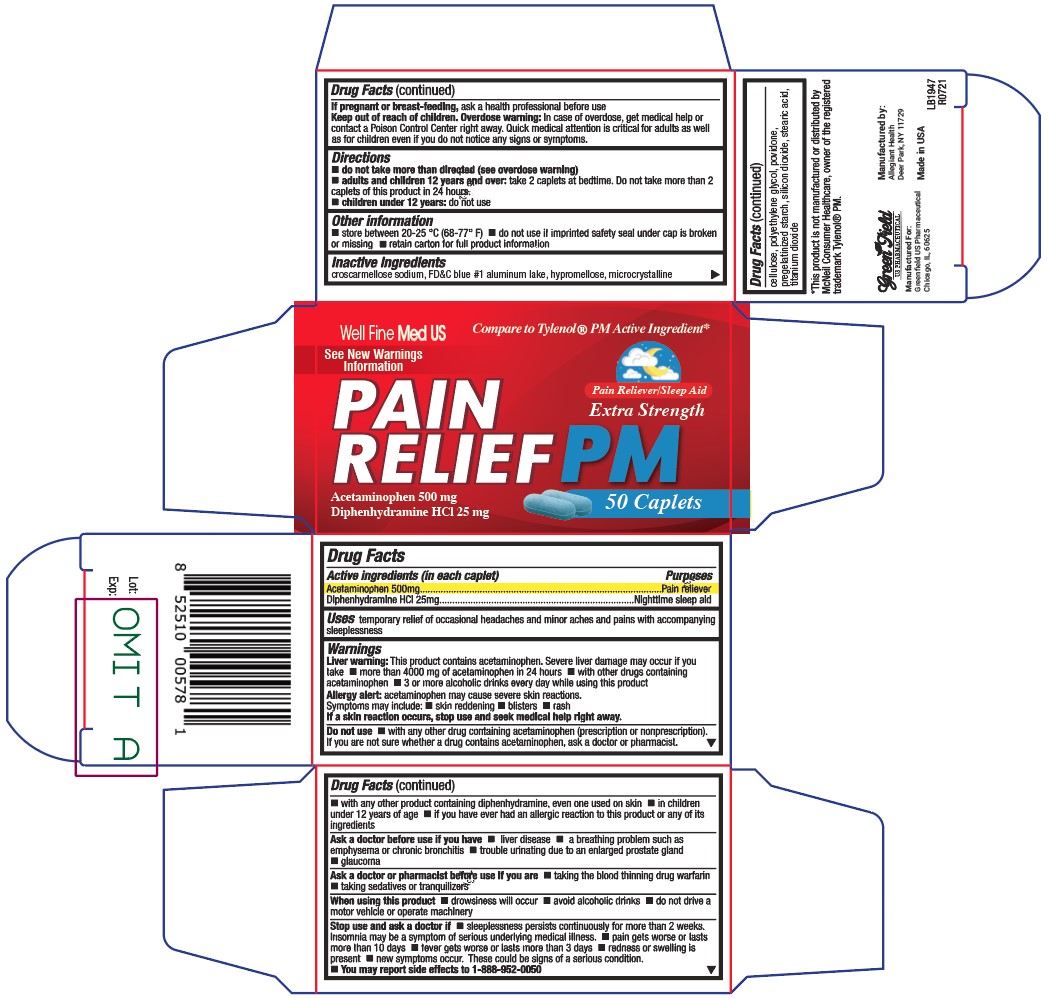Pill image for Greenfield - Pain Relief Pm