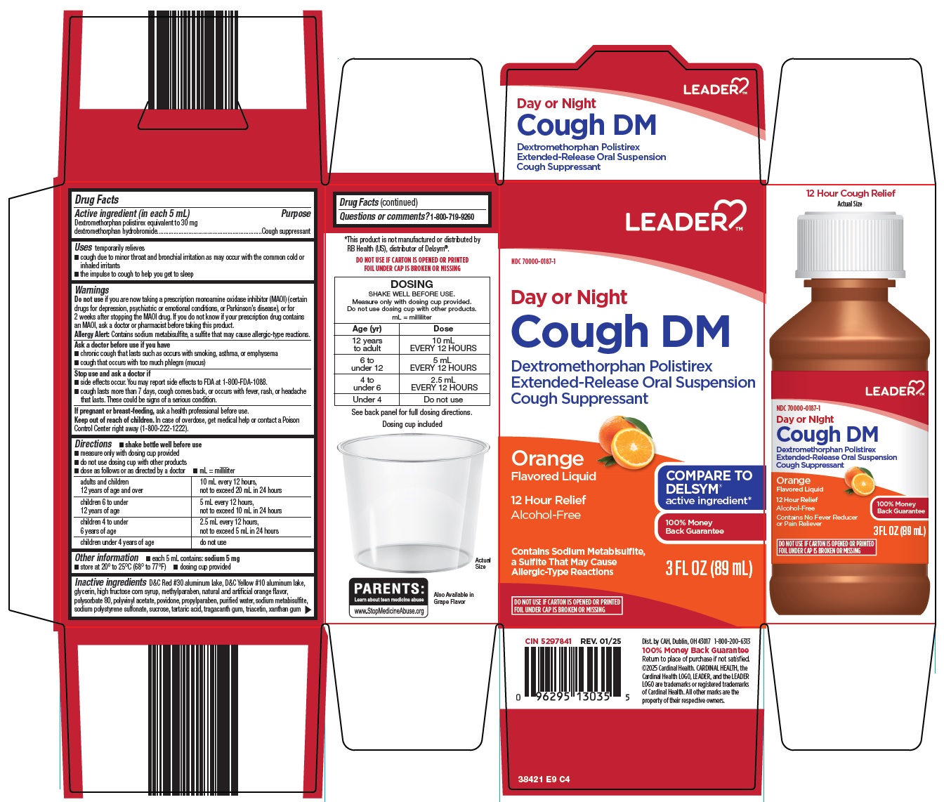 Pill image for Cardinal Health Cough Dm Drug Facts