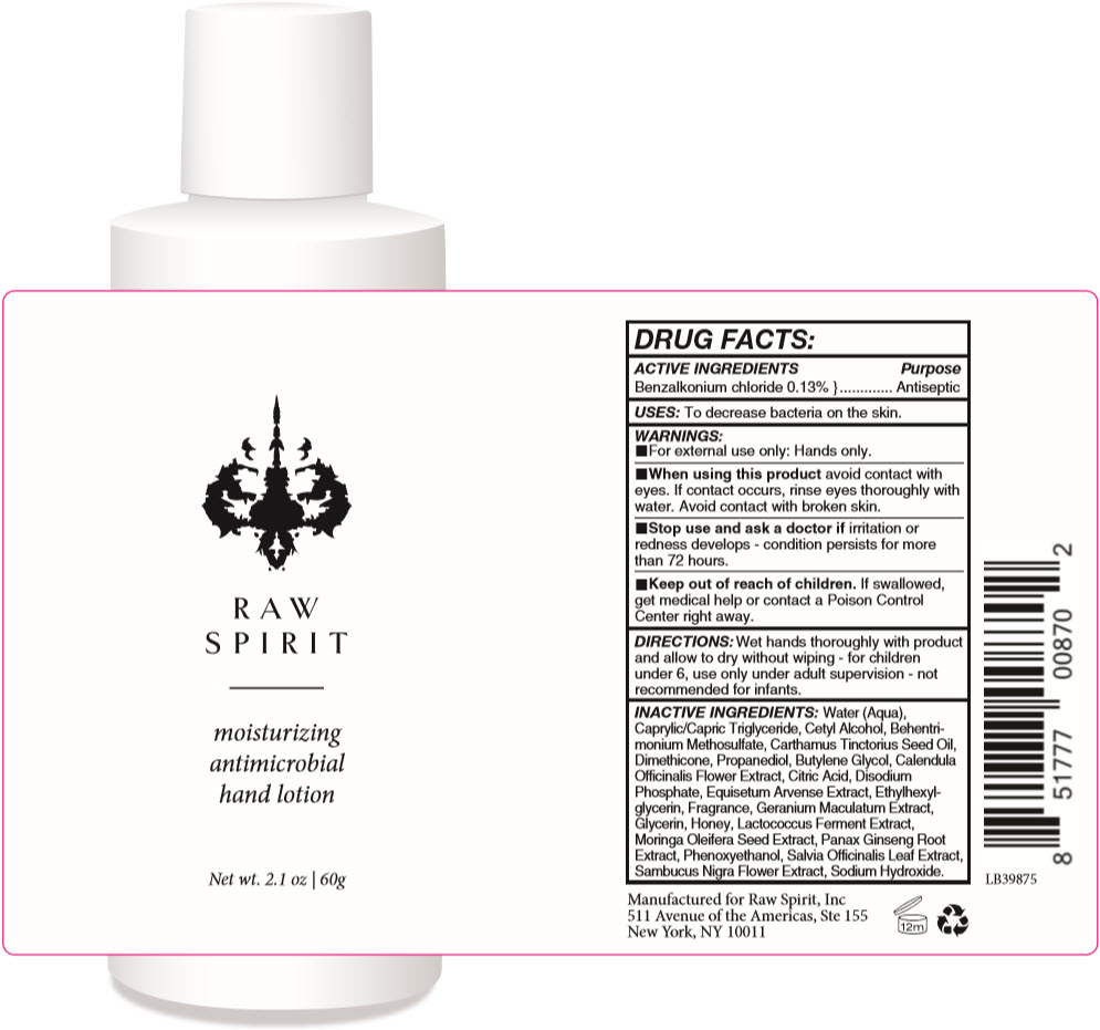 Pill image for Raw Spirit - Moisturizing Antimicrobial Hand Lotion