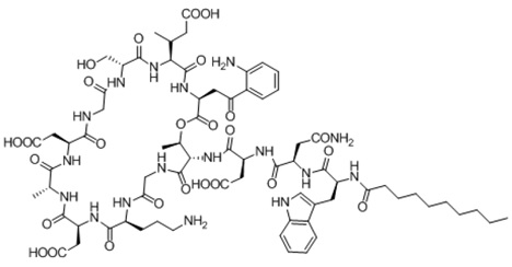 Pill image for These Highlights Do Not Include All The Information Needed To Use Daptomycin For Injection Safely And Effectively. See Full Prescribing Information For Daptomycin For Injection.