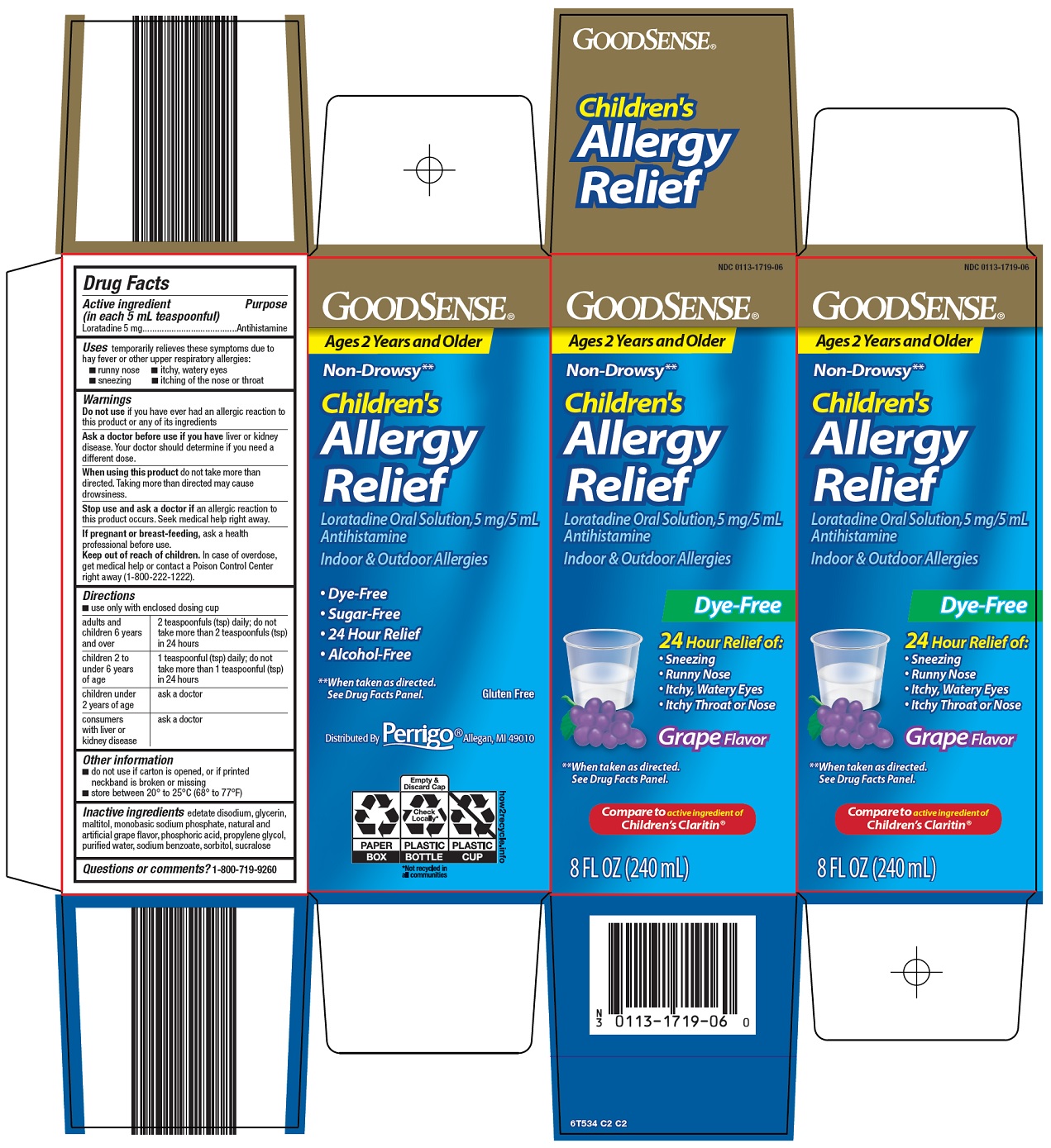 Pill image for Perrigo Children’s Allergy Relief Drug Facts