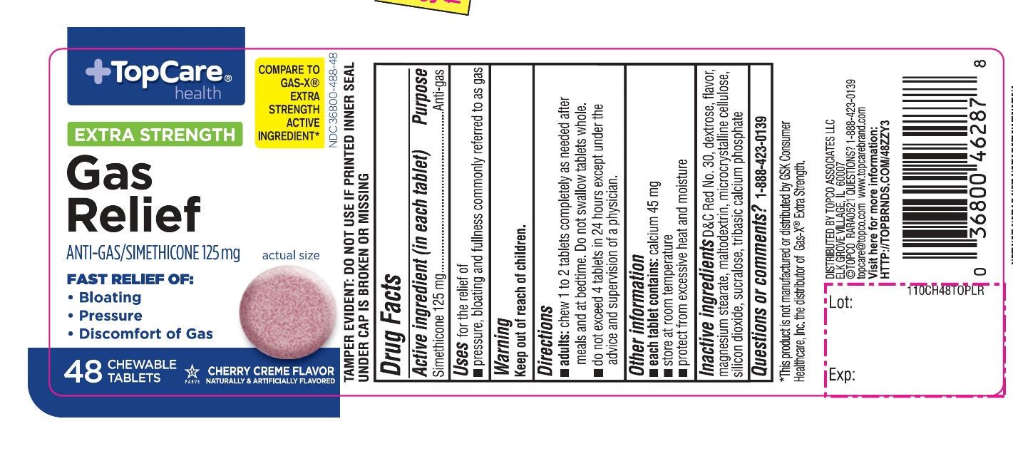 Pill image for Topcare® Extra Strength Gas Relief 48 Chewable Tablets