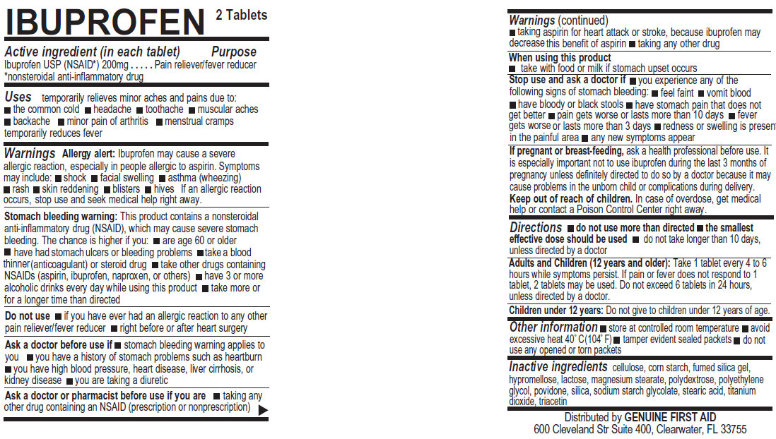 Pill image for ibuprofen, 200 mg