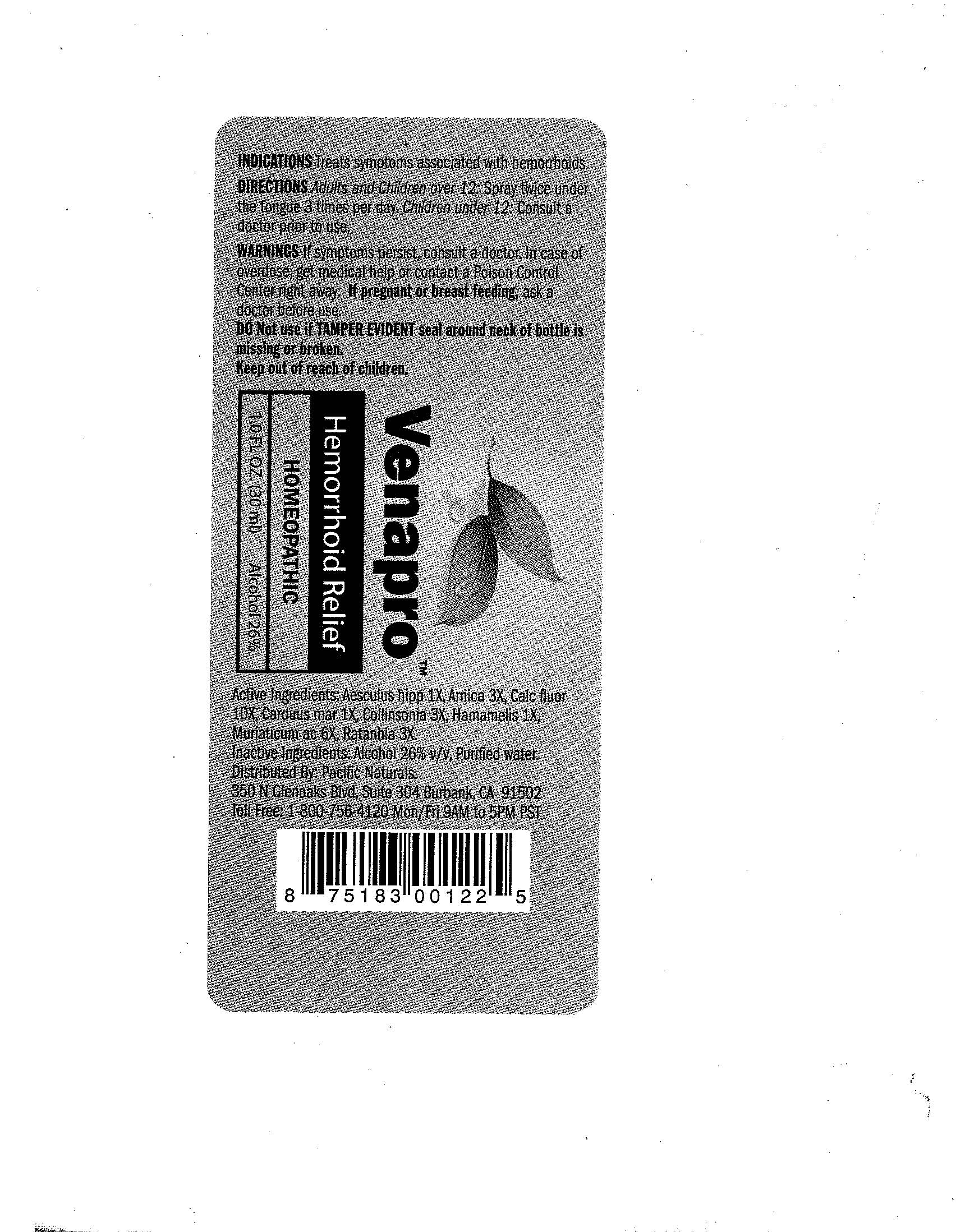 Pill image for Venapro