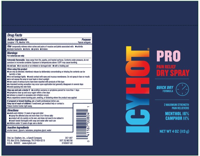 Pill image for icy hot pro dry spray