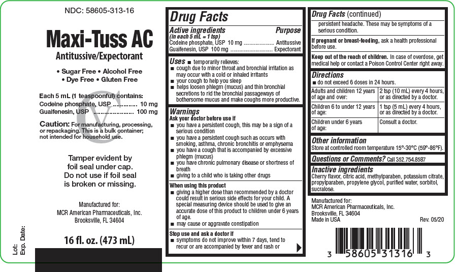 Pill image for Maxi-tuss Ac