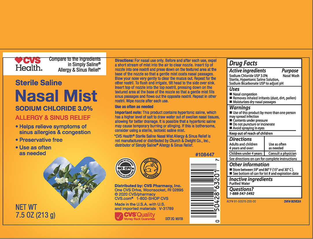 Pill image for Cvs Health Sterile Nasal Saline Mist