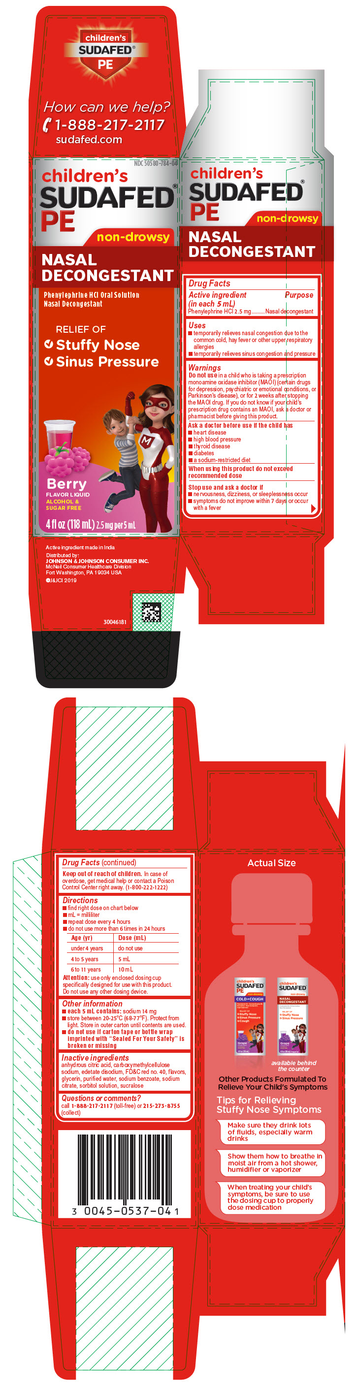 Pill image for Childrens Sudafed Pe
