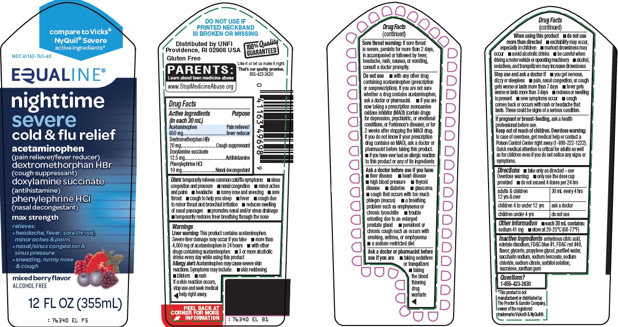 Pill image for Supervalu Inc. Nighttime Severe Cold & Flu Relief Drug Facts