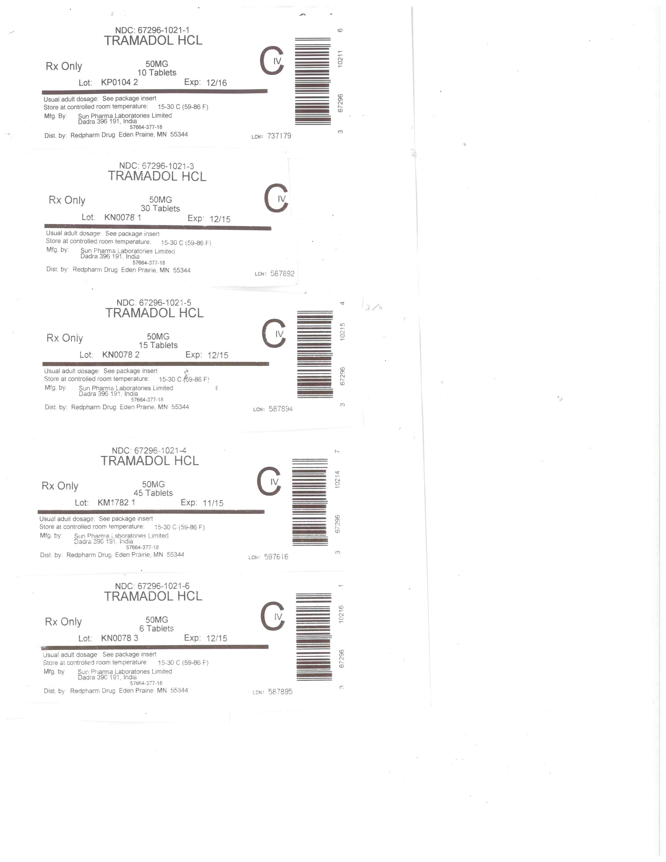 Pill image for Tramadol 50mg