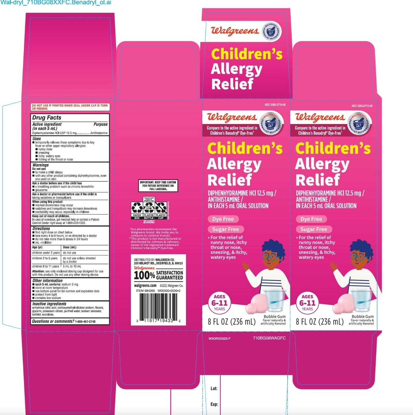 Pill image for Children’s Allergy Dye-free Wal-dryl ®
