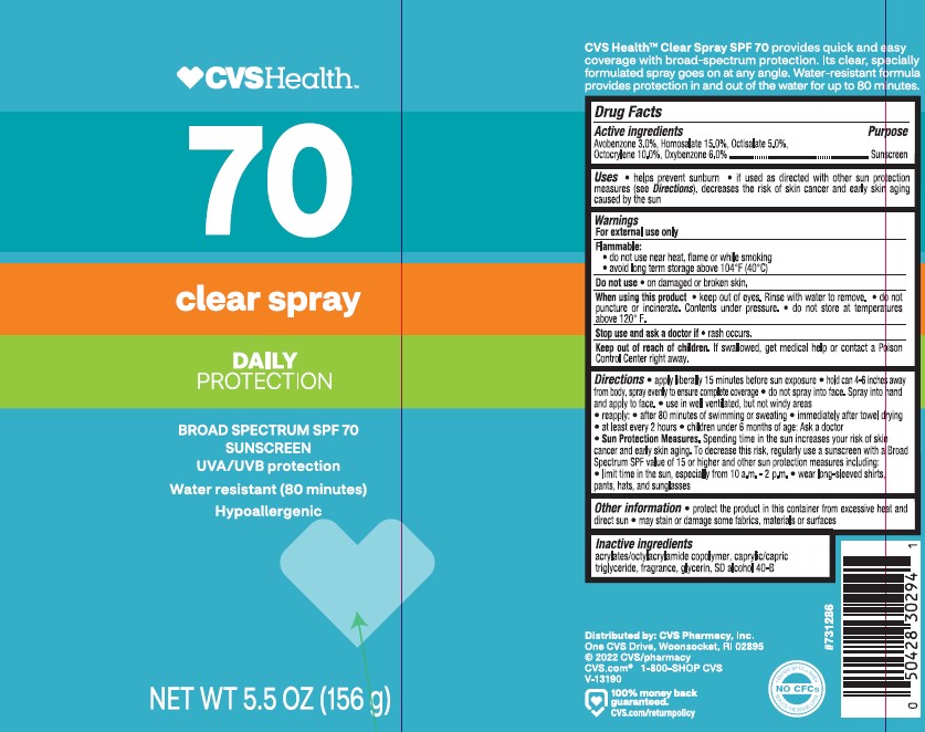 Pill image for Cvs Health Spf 70 Clear Spray