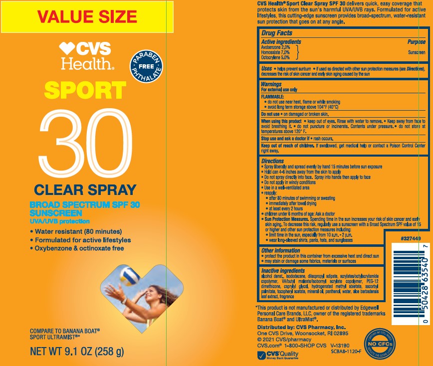 Pill image for Cvs Health Sport Spf 30 Clear Spray