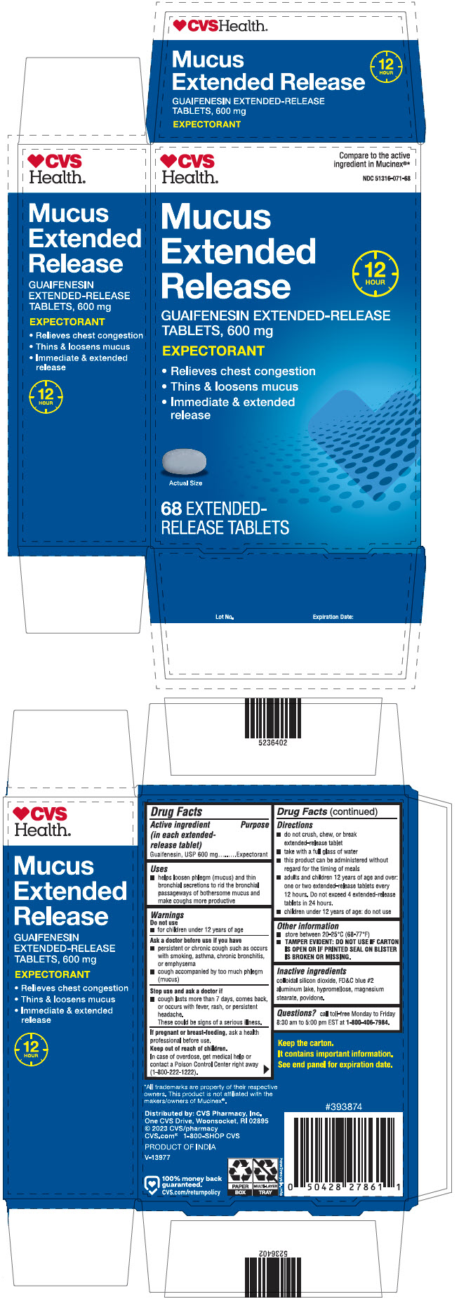 Pill image for Guaifenesin Extended-release Tablets, 600 Mg