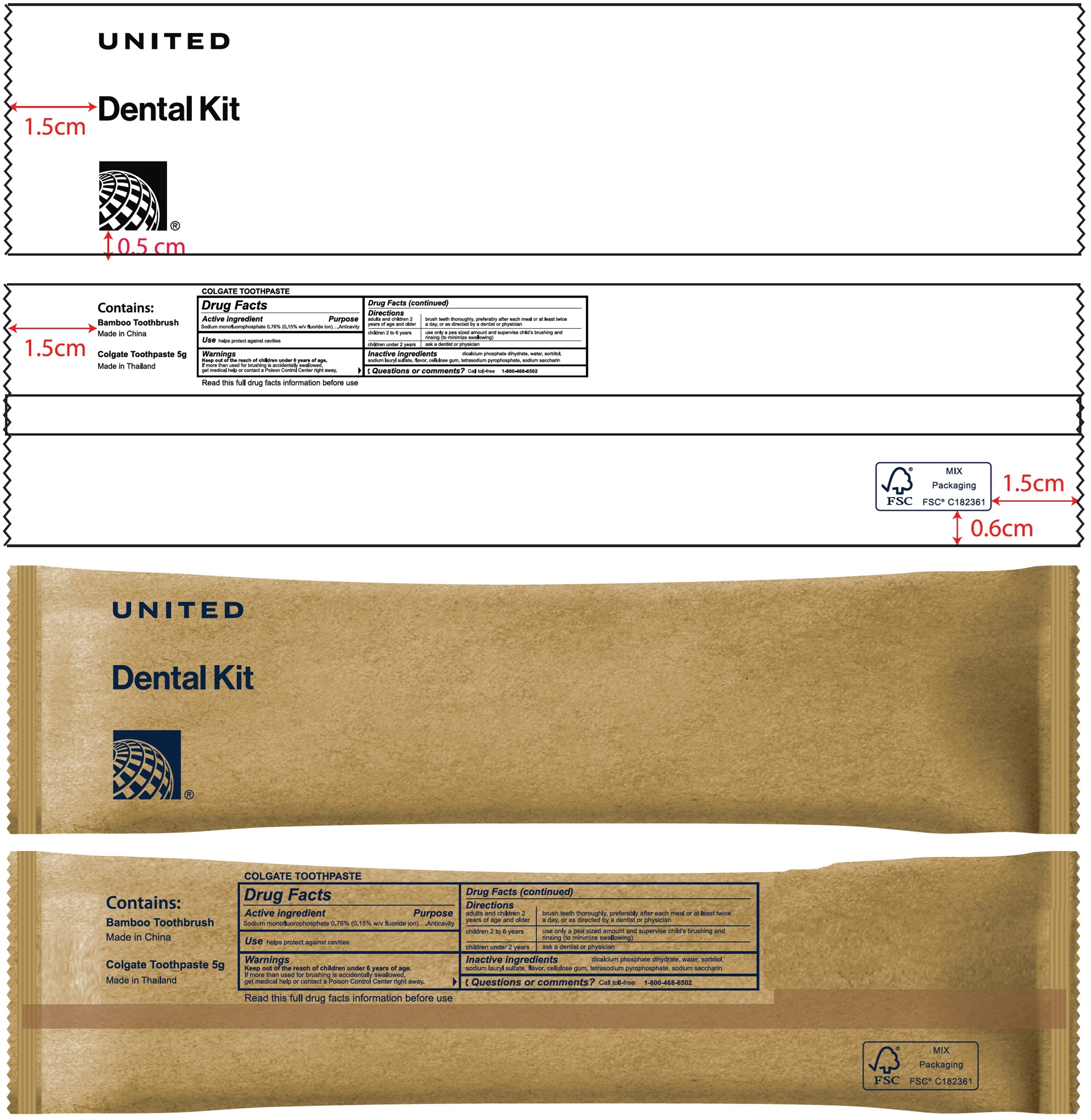 Pill image for Colgate 5g Toothpaste + Toothbrush Kit