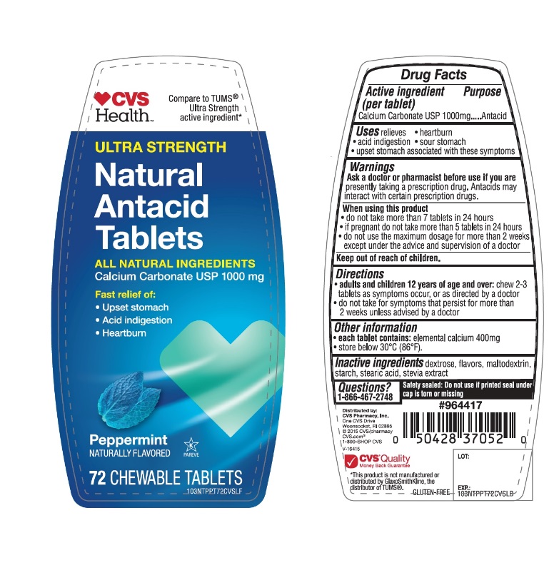 Pill image for Cvs Health Ultra Strength Natural Antacid Tablets