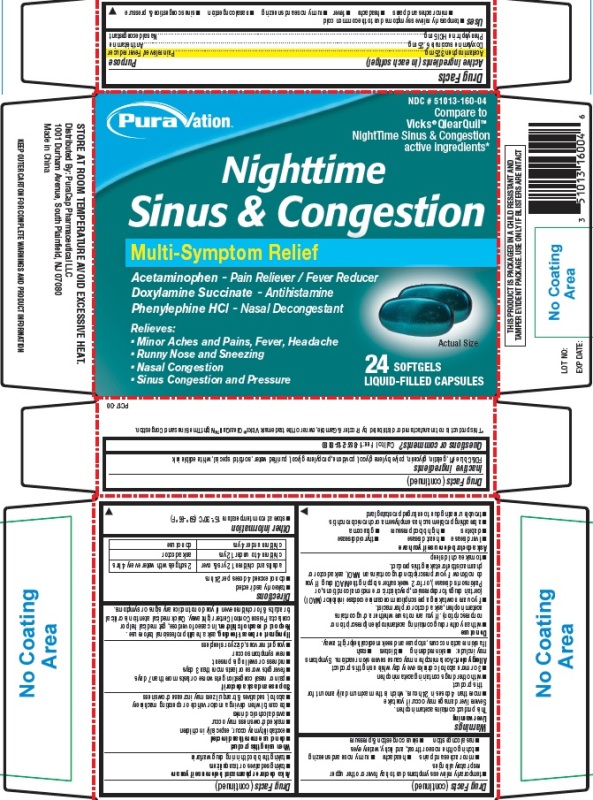 Pill image for Nighttime Sinus & Congestion Relief