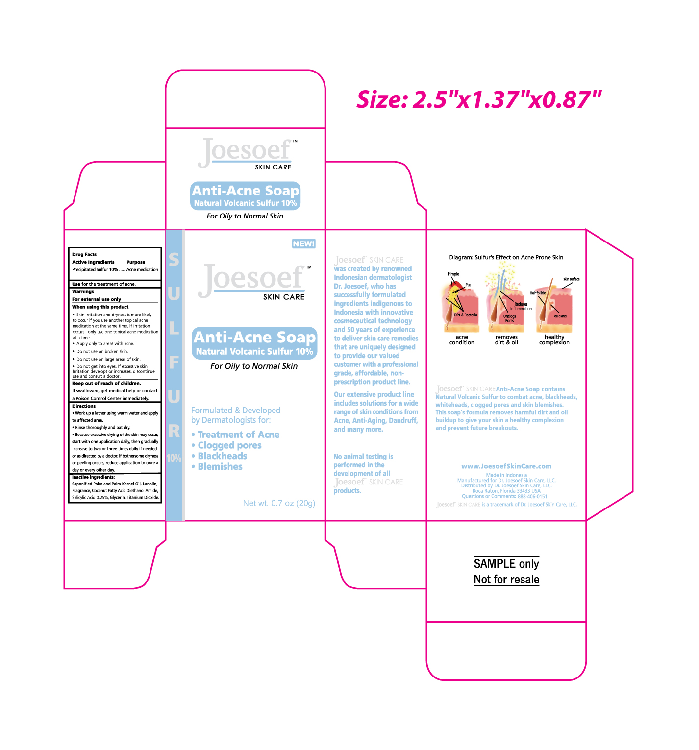 Pill image for Anti-acne Soap Natural Volcanic Sulfur 10%