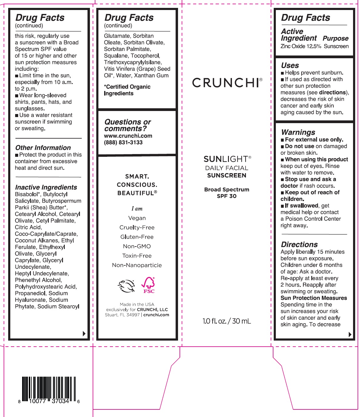 Pill image for crunchi sunlight daily facial sunscreen spf 30