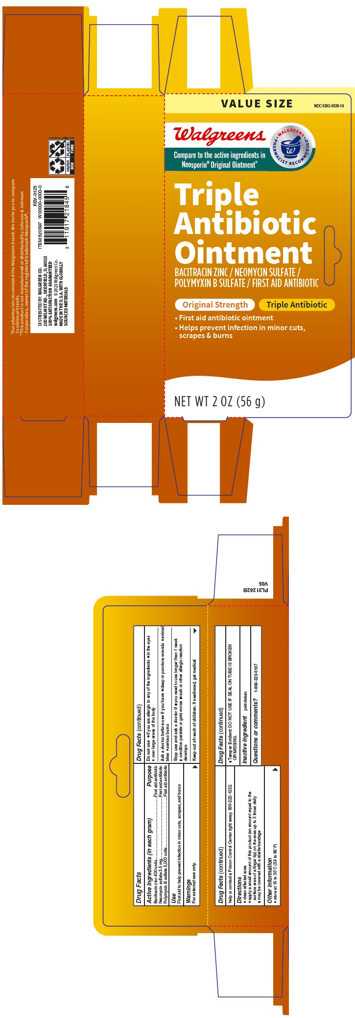 Pill image for Walgreen Co. Triple Antibiotic Ointment Drug Facts