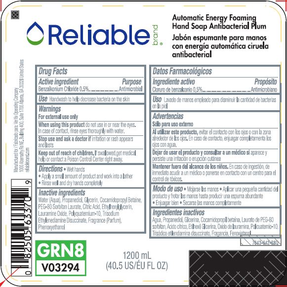 Pill image for Reliable® Hand Soap Antibacterial Plum