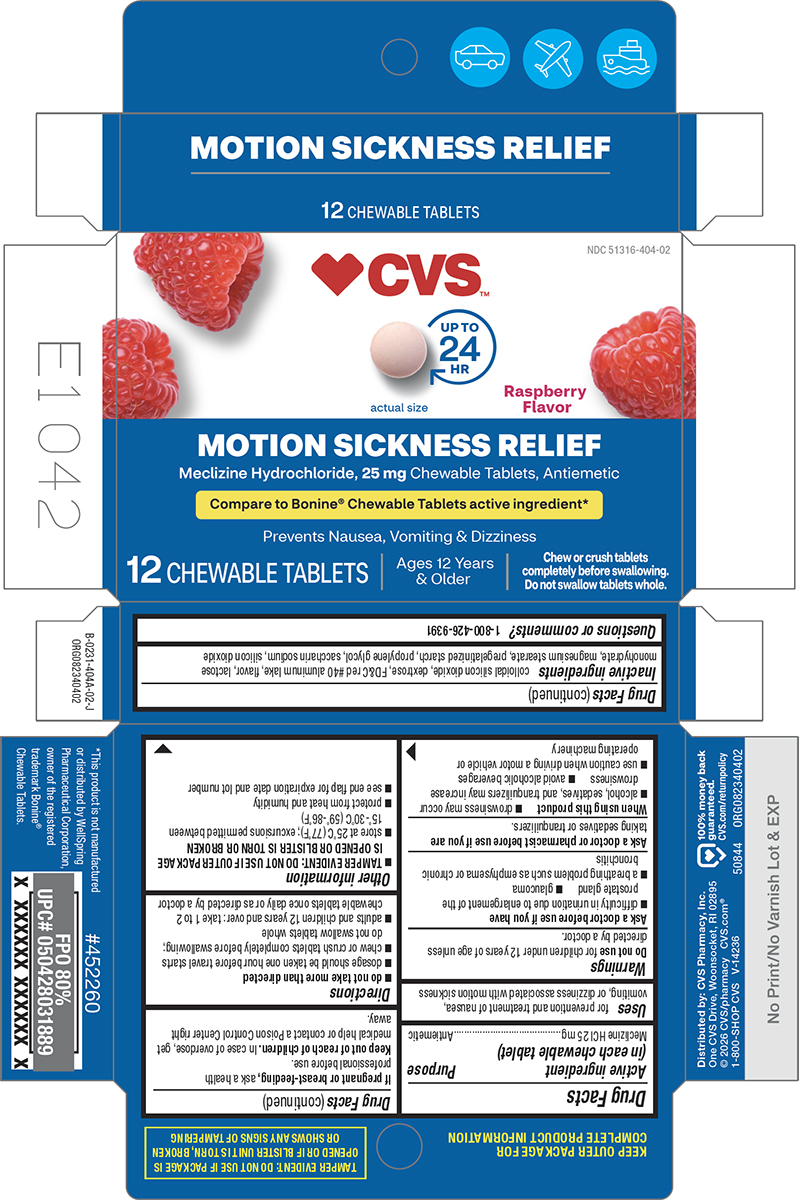 Pill image for Cvs 44-404a-motion Sickness Relief