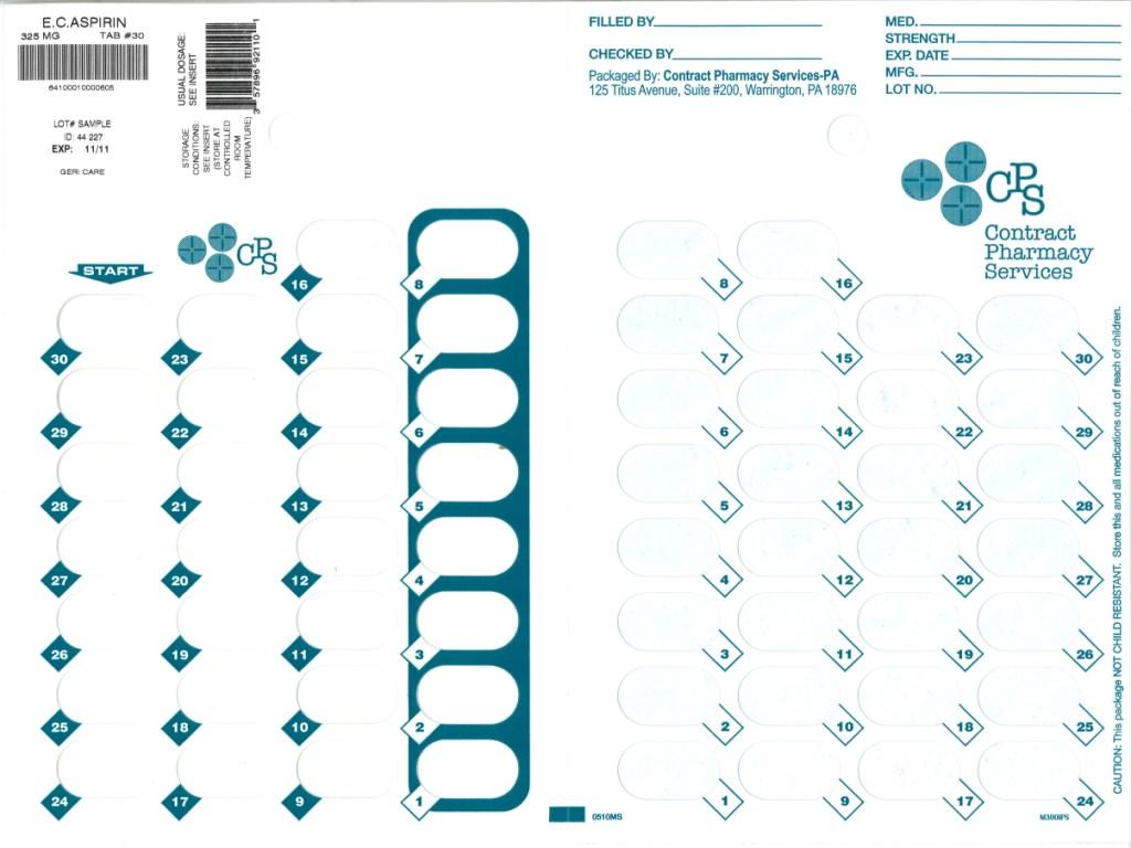 Pill image for Aspirin Tablets