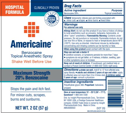 Pill image for Americaine Topical Spray