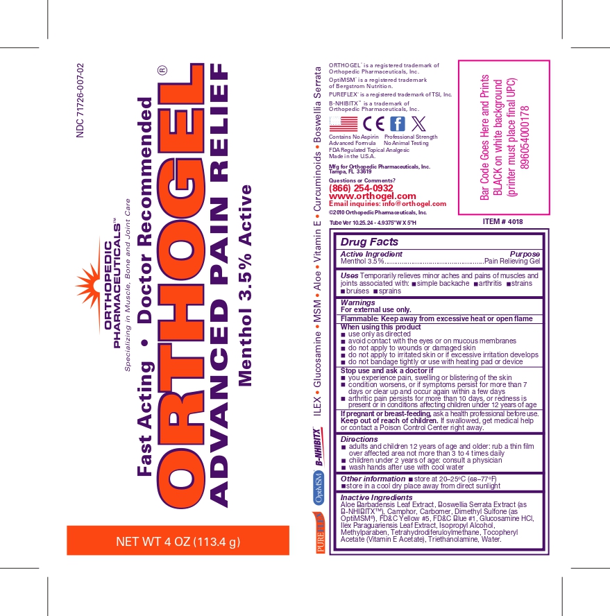 Pill image for Orthogel Menthol 3.5% 