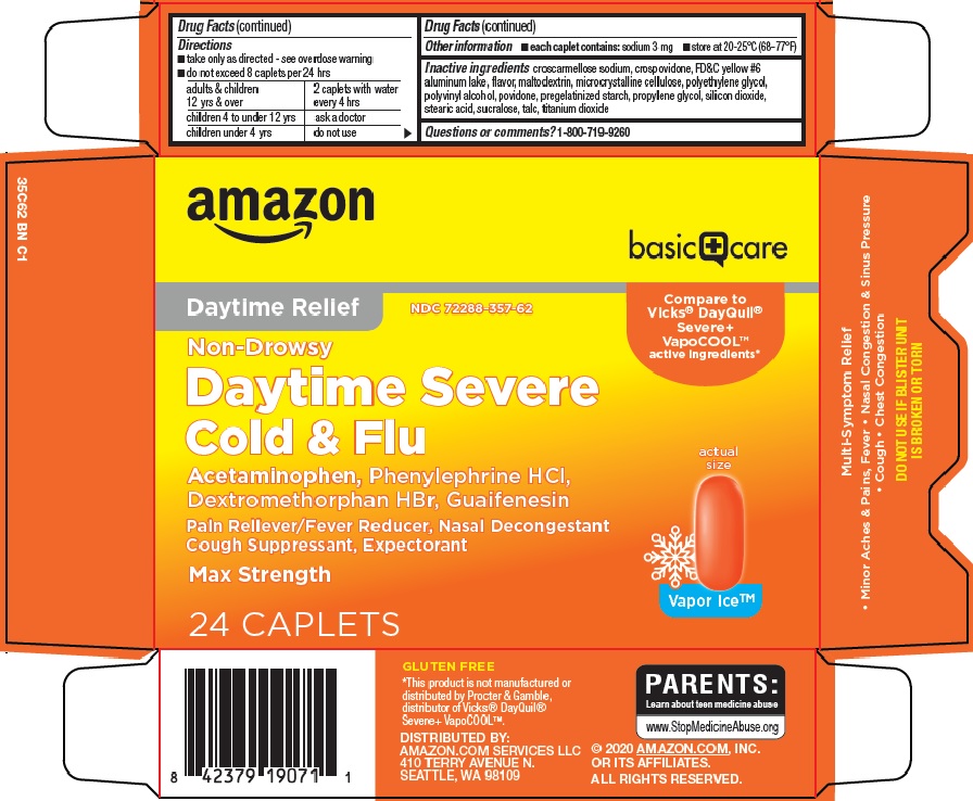 Pill image for Amazon Daytime Severe Cold & Flu Drug Facts