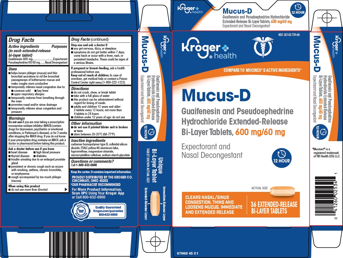 Pill image for Kroger Co. Mucus-d Drug Facts