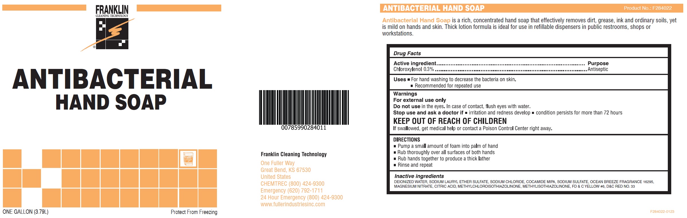 Pill image for Franklin Cleaning Technology Antibacterial Hand Soap