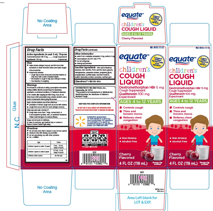 Pill image for Equate Children's Cough Liquid