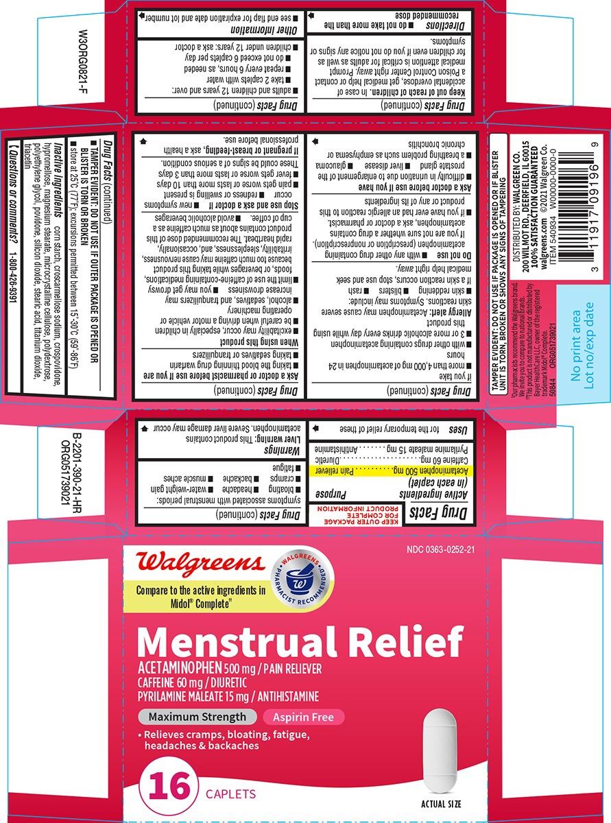 Pill image for Walgreens 44-390-menstrual Relief Maximum Strength-delisted