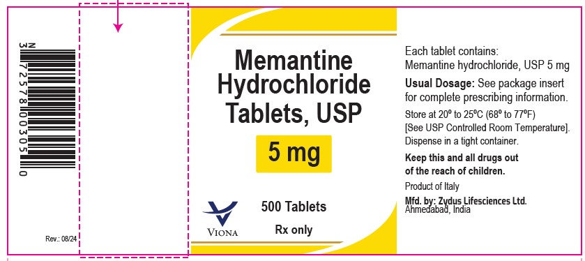 Pill image for Memantine Hydrochloride Tablets