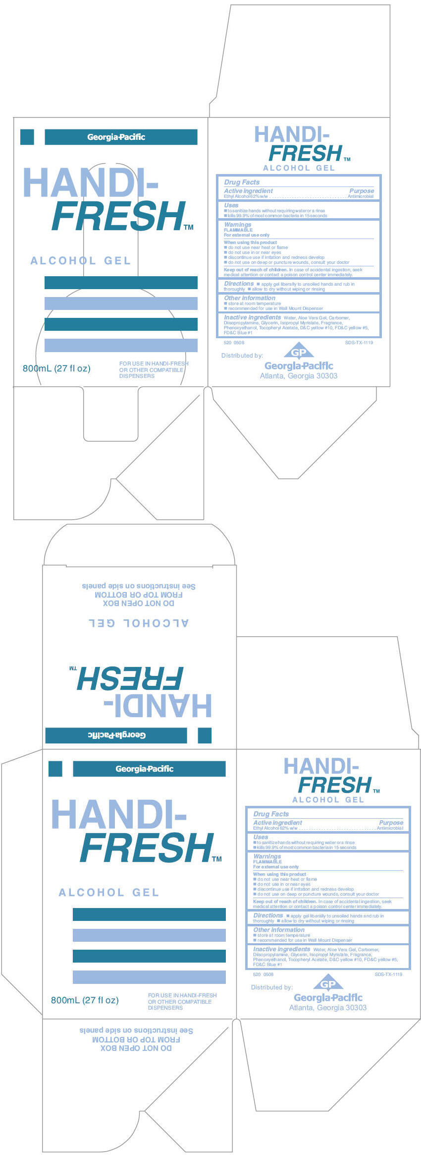 Pill image for Georgia-pacific Alcohol Gel Hand Sanitizer