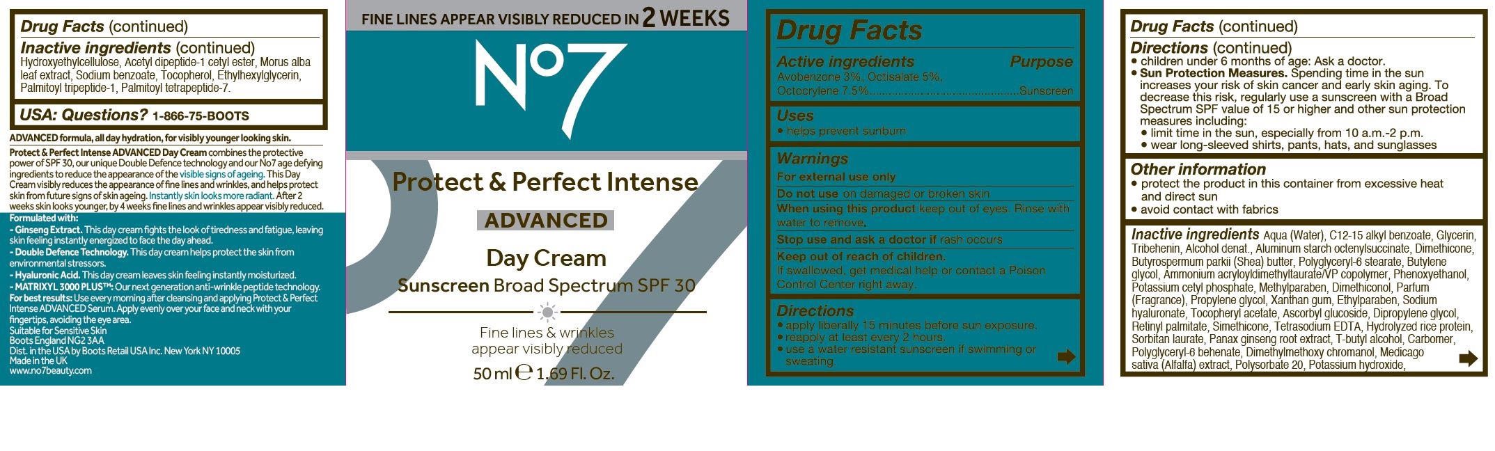 Pill image for No7 Protect And Perfect Intense Advanced Day Cream Sunscreen Broad Spectrum Spf 30
