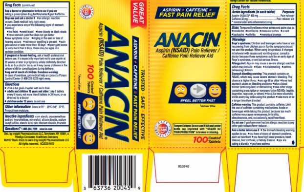 Pill image for Anacin - 63736-200