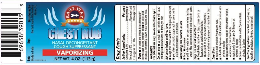 Pill image for Chest Rub Vaporizing