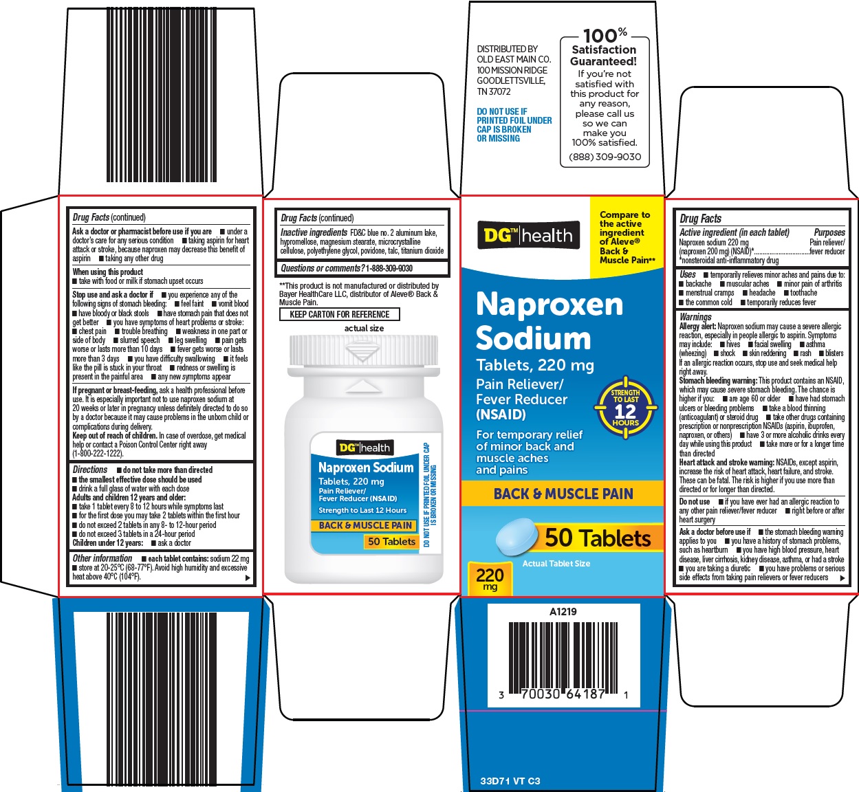 Pill image for Dolgencorp, Llc Naproxen Sodium Drug Facts