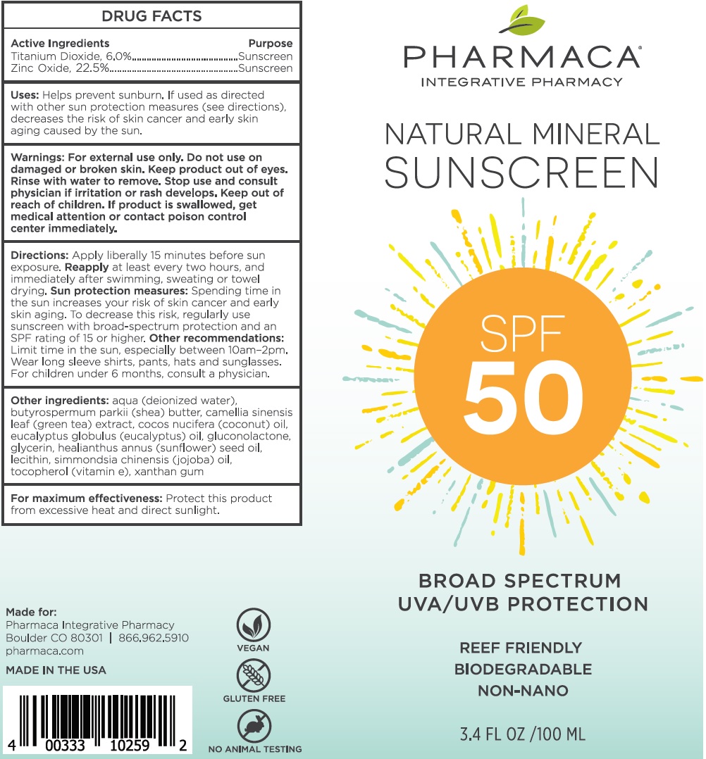 Pill image for Pharmaca Natural Mineral Sunscreen Spf-50
