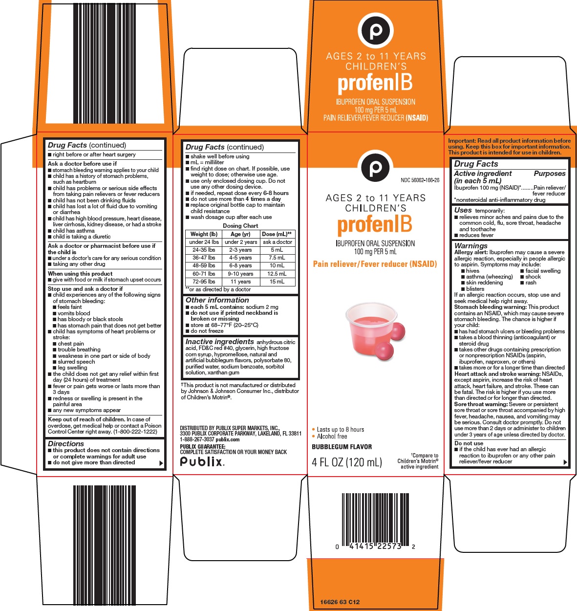 Pill image for Publix Super Markets, Inc. Children’s Profen Ib Drug Facts