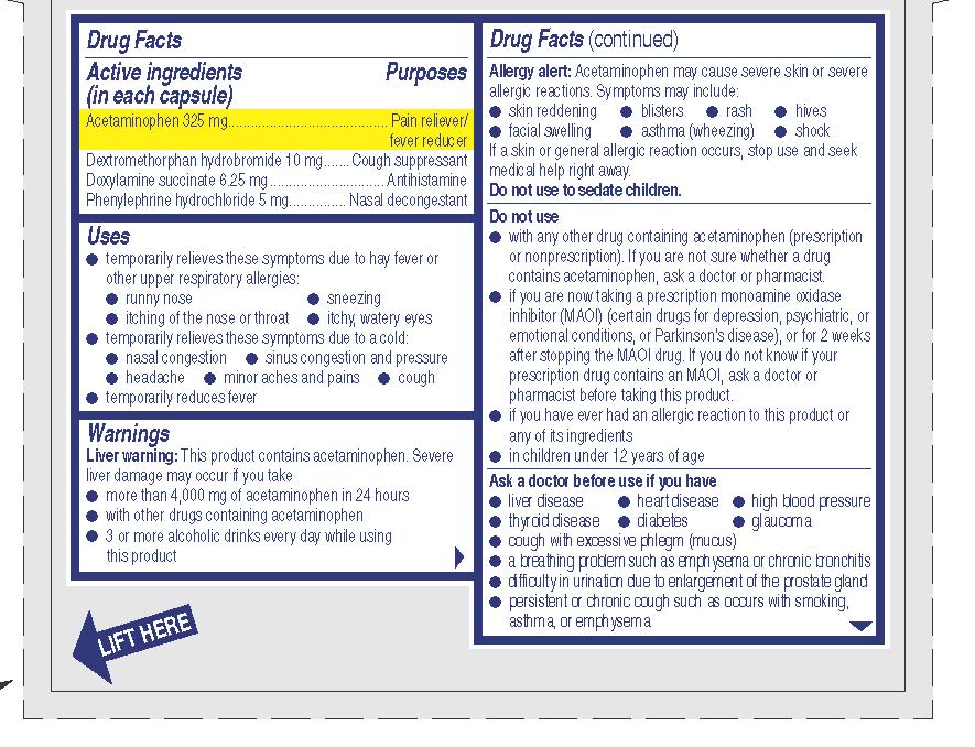 Pill image for Alka-seltzer Plus® Maximum Strength Severe Sinus, Allergy & Cough Liquid Gels