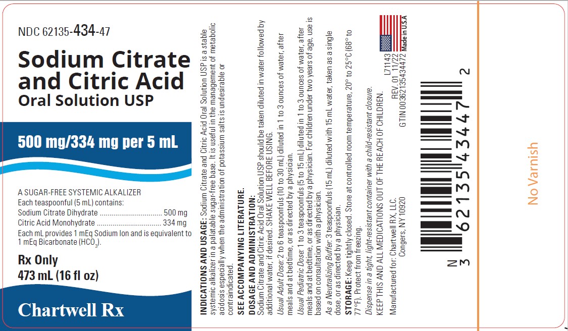 Pill image for Sodium Citrate And Citric Acid Oral Solution, Usp