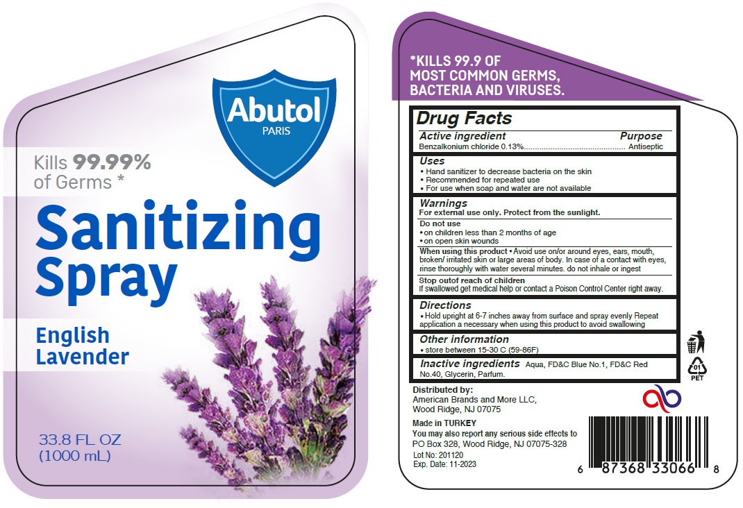 Pill image for Abutol Paris Sanitizing Spray English Lavender