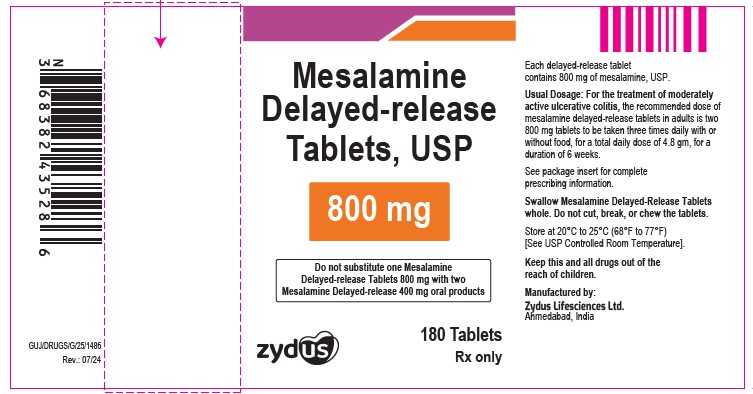 Pill image for Mesalamine Delayed-release Tablets