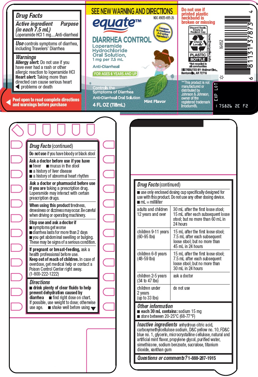 Pill image for Wal-mart Diarrhea Control Drug Facts