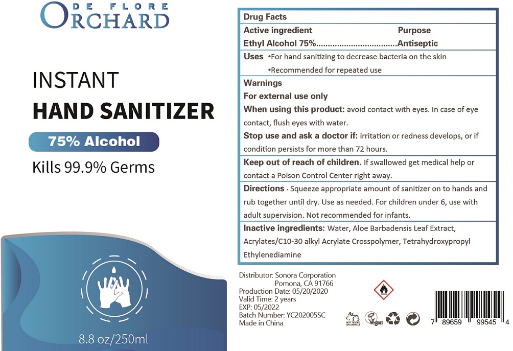 Pill image for orchard de flore instant hand sanitizer