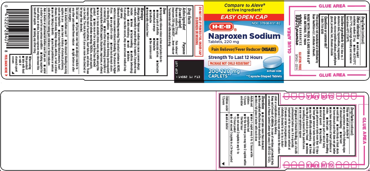 Pill image for Heb Naproxen Sodium Drug Facts