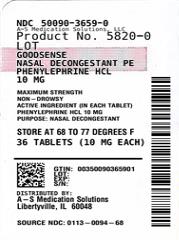 Pill image for Perrigo Nasal Decongestant Pe Drug Facts